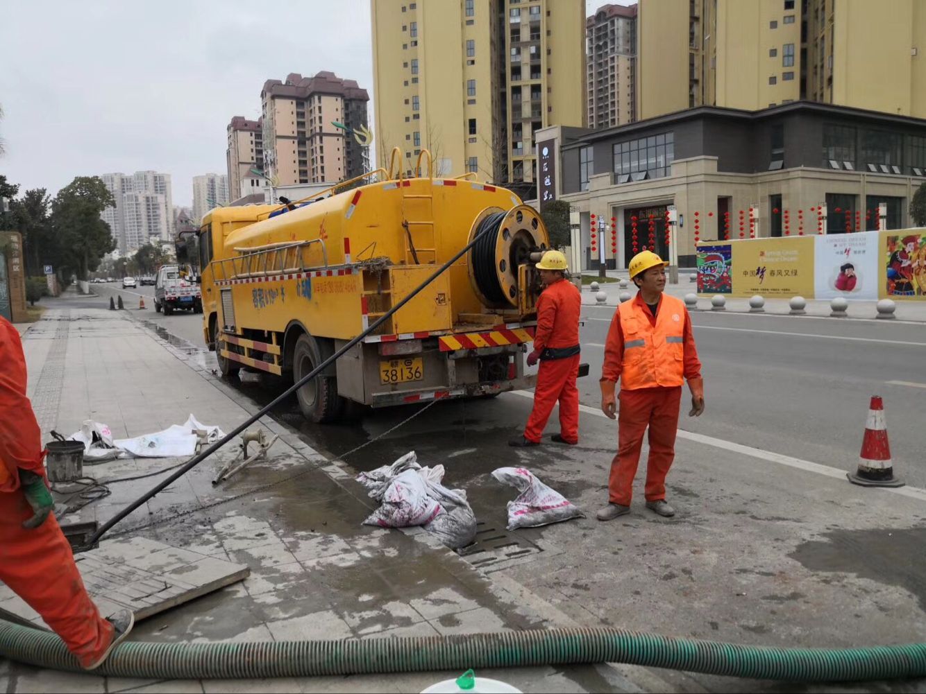 镇雄排污管道清淤-管道清洗